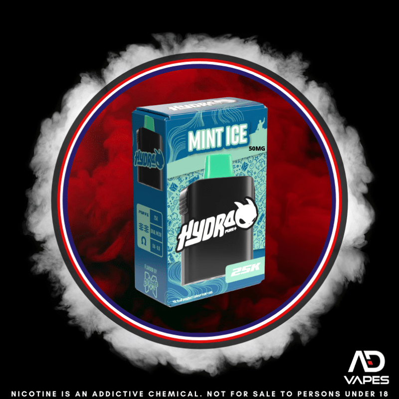 Hydra pro 25k replacement pod mint ice 50mg