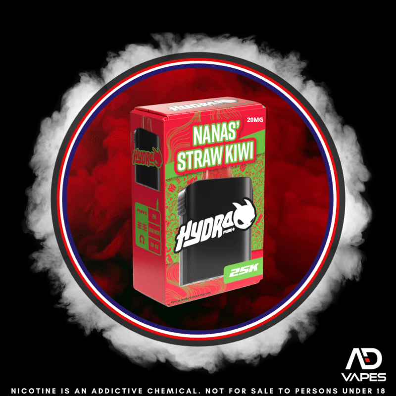 Hydra pro 25k replacement pod nanas straw kiwi 20mg