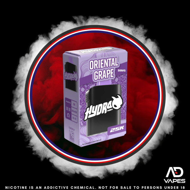 Hydra pro 25k replacement pod oriental grape 50mg