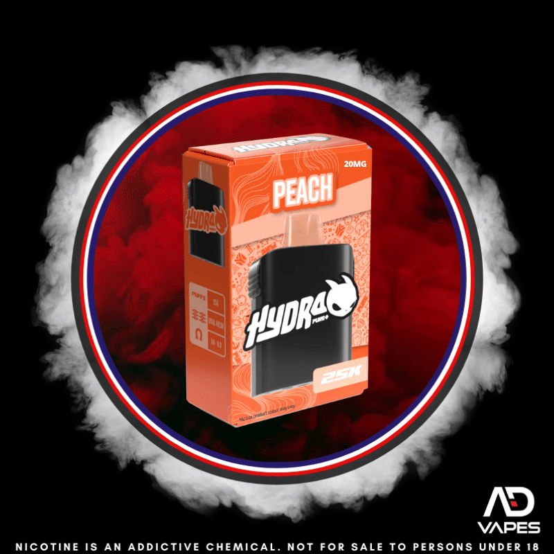 Hydra pro 25k replacement pod peach 20mg
