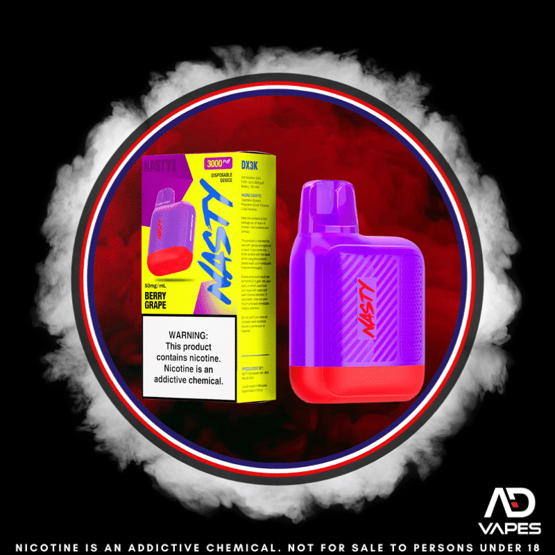 NASTY Bar DX3k 3000 50mg Berry Grape