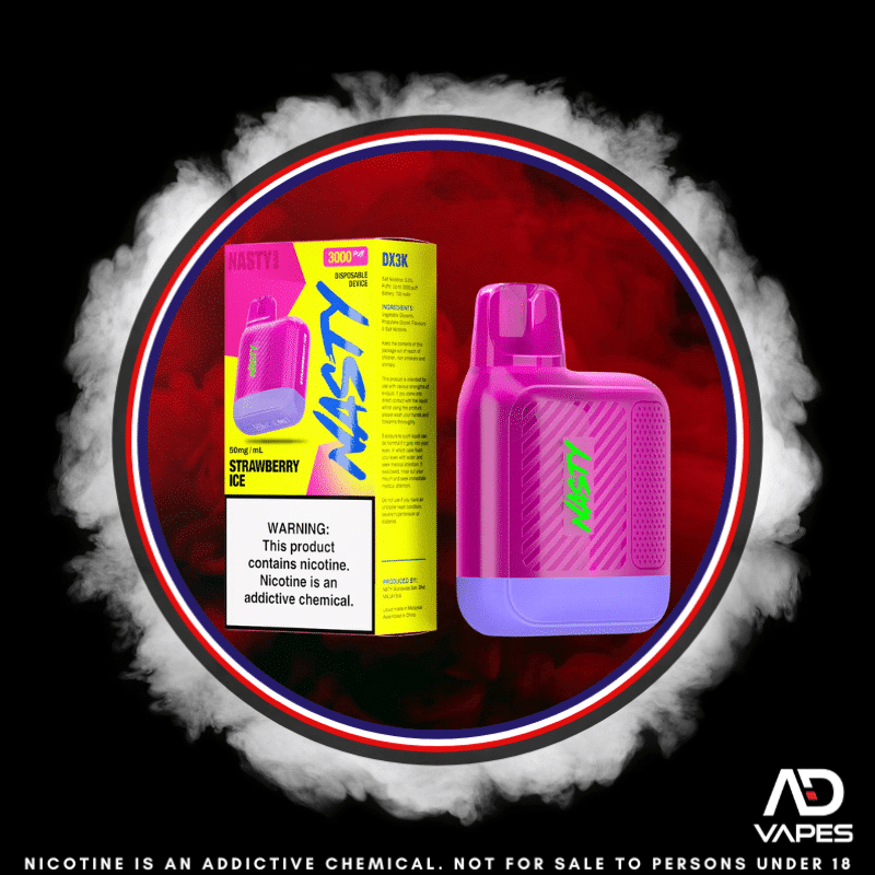 NASTY Bar DX3k 3000 50mg Strawberry Ice