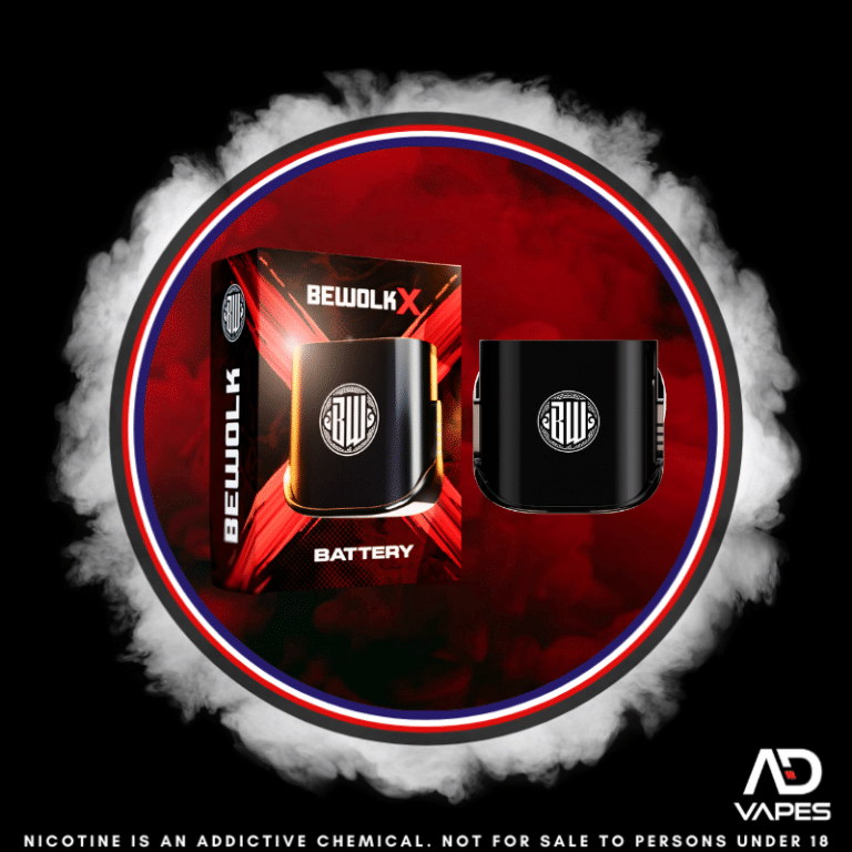 Bewolk x battery only black rechargeable battery