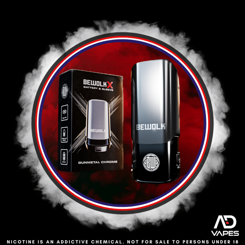 Bewolk X Battery + Sleeve Gunmetal Chrome