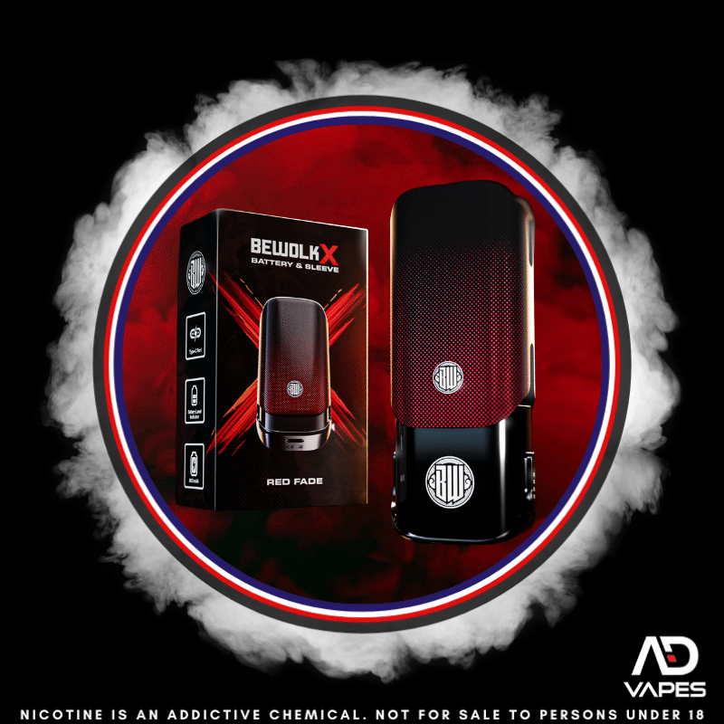 Bewolk X Battery + Sleeve Red Fade