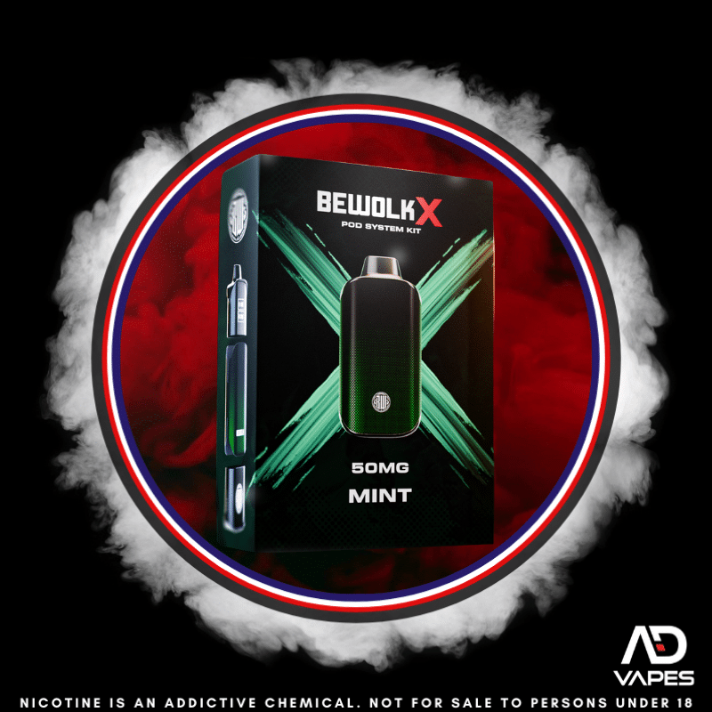 Bewolk x pod kit 12k 50mg mint