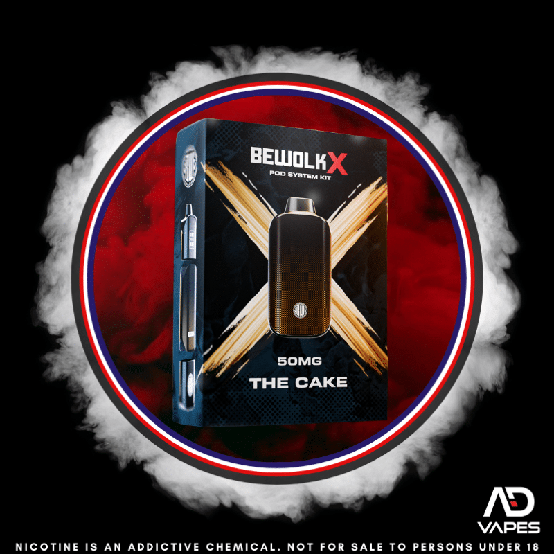 Bewolk x pod kit 12k 50mg the cake