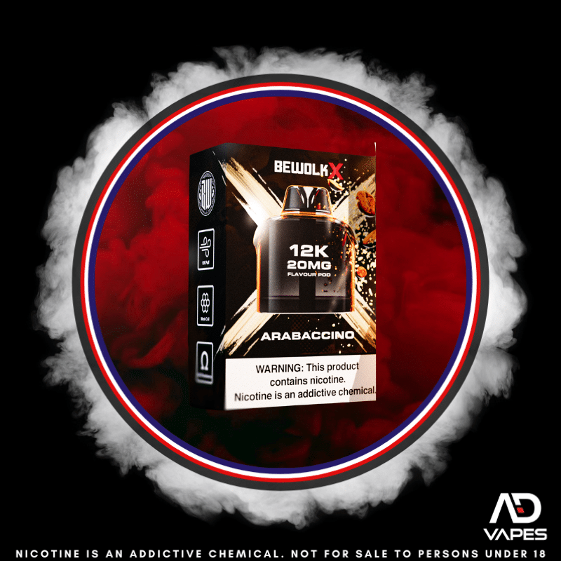 Bewolk X Pod - 12K 20mg Arabaccino No Battery