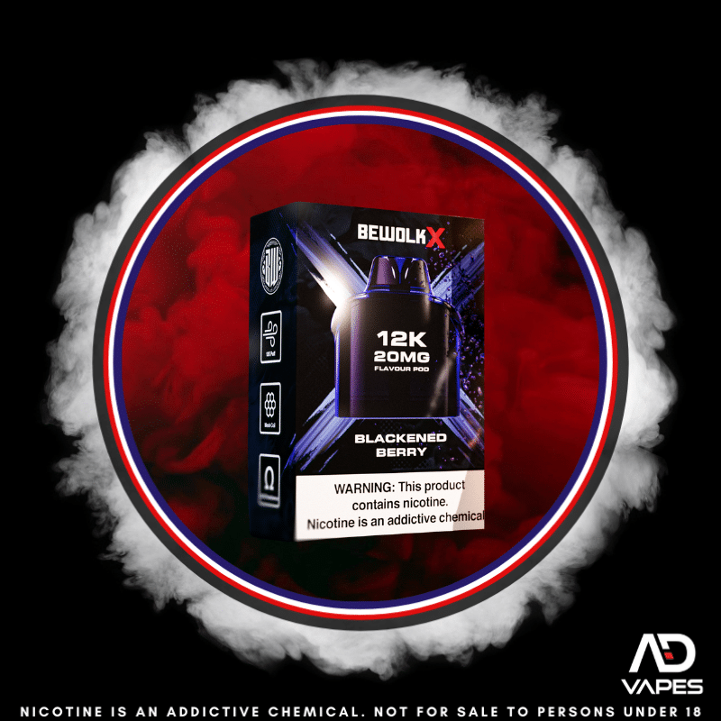 Bewolk X Pod - 12K 20mg Blackened Berry No Battery