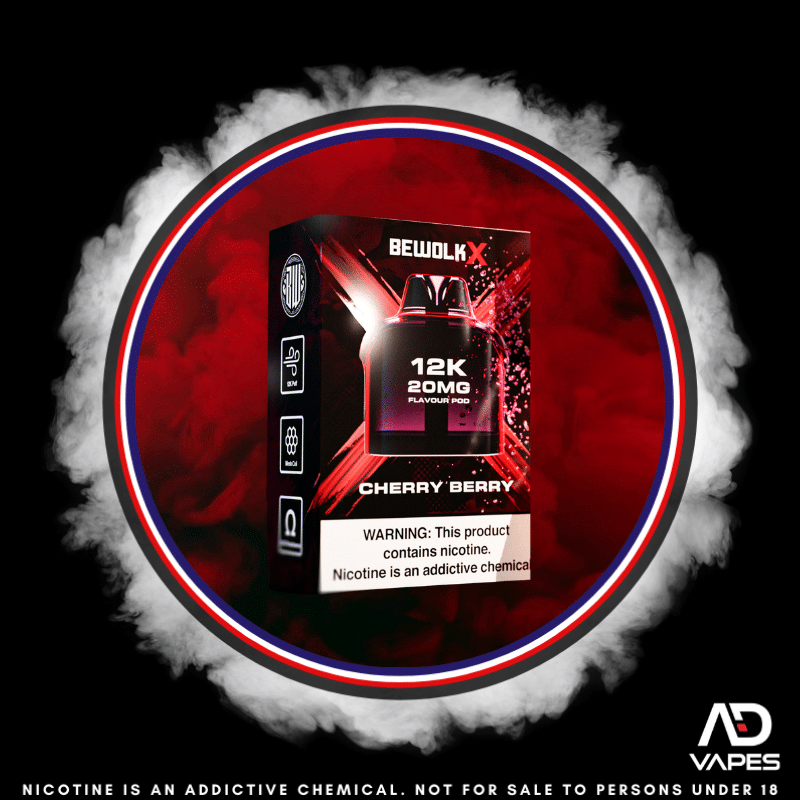 Bewolk X Pod - 12K 20mg Cherry Berry No Battery