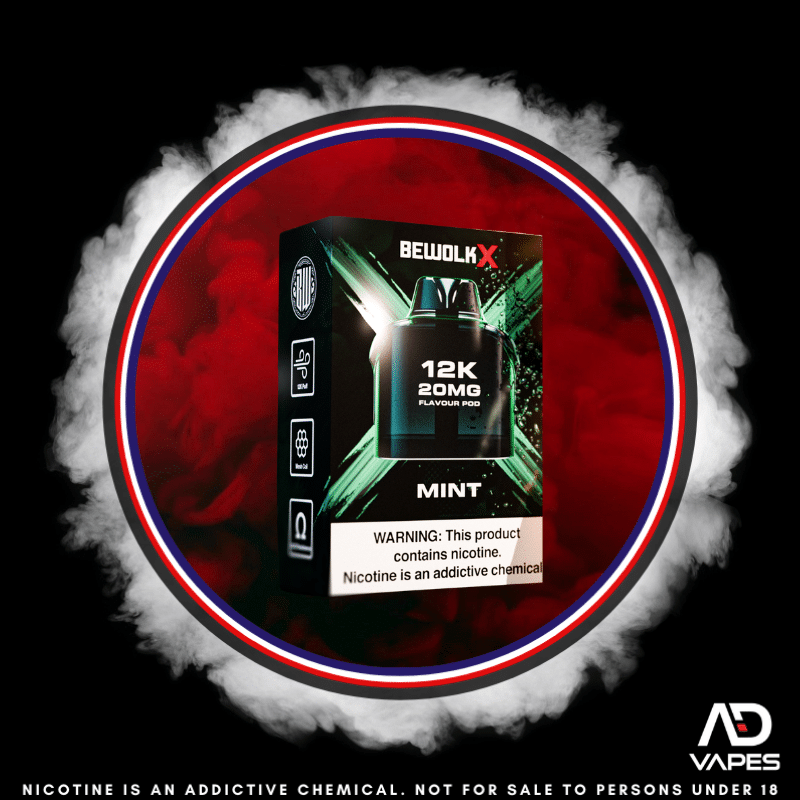 Bewolk X Pod - 12K 20mg Mint No Battery