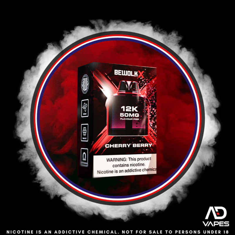 Bewolk X Pod - 12K 50mg Cherry Berry No Battery