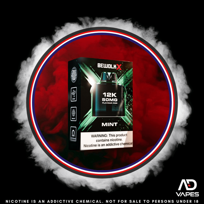 Bewolk X Pod - 12K 50mg Mint No Battery