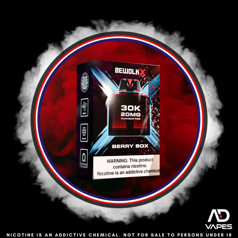 Bewolk X Pod - 30K 20mg Berry Box No Battery