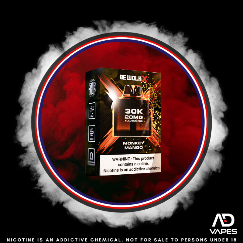 Bewolk X Pod - 30K 20mg Monkey Mango No Battery