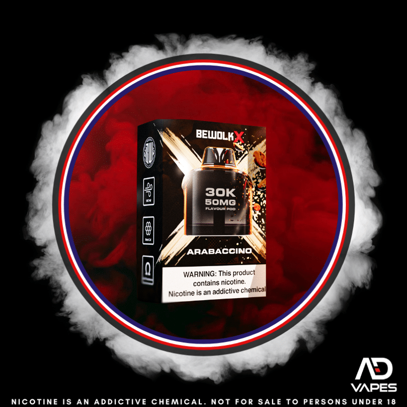 Bewolk X Pod - 30K 50mg Arabaccino No Battery