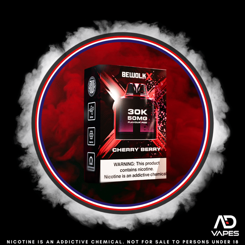 Bewolk X Pod - 30K 50mg Cherry Berry No Battery