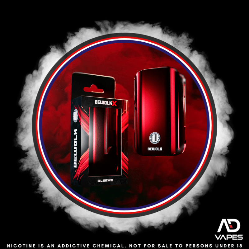 Bewolk X Sleeve Only Red Chrome