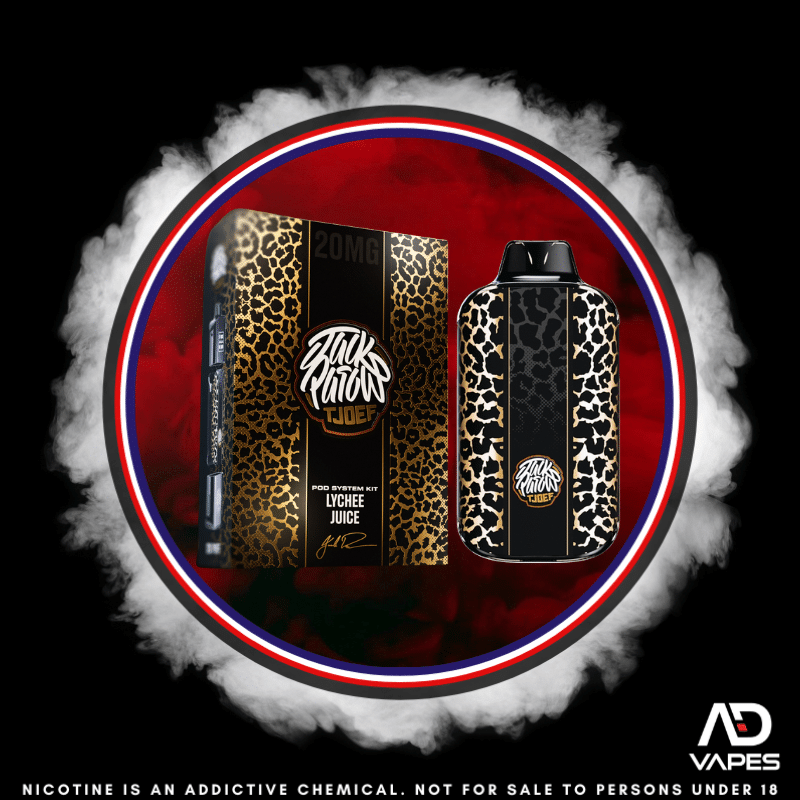 Bewolk x jack parow tjoef pod kit - 12k 20mg lychee juice