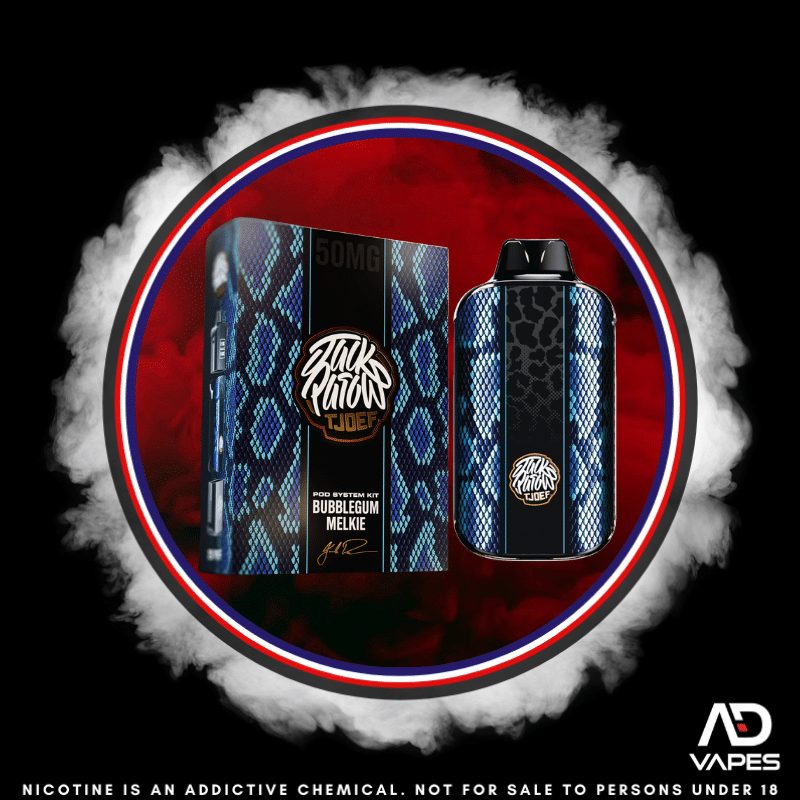Bewolk x Jack Parow Tjoef Pod KIT - 12K 50mg Bubblegum Melkie