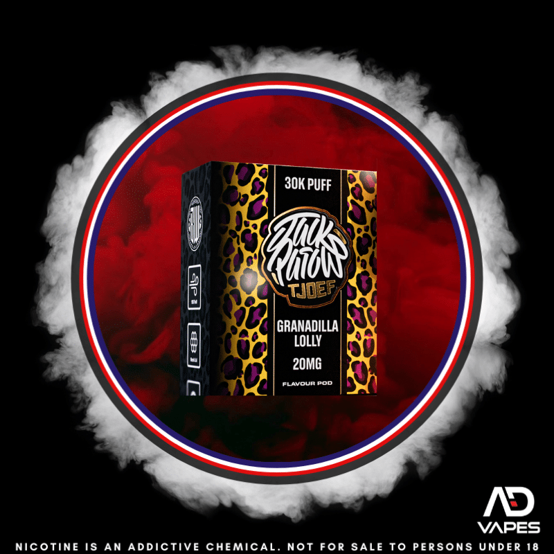 Bewolk x Jack Parow Tjoef Pod - 30K 20mg Granadilla Lolly No Battery