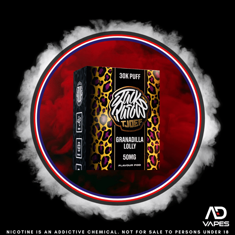 Bewolk x Jack Parow Tjoef Pod - 30K 50mg Granadilla Lolly No Battery