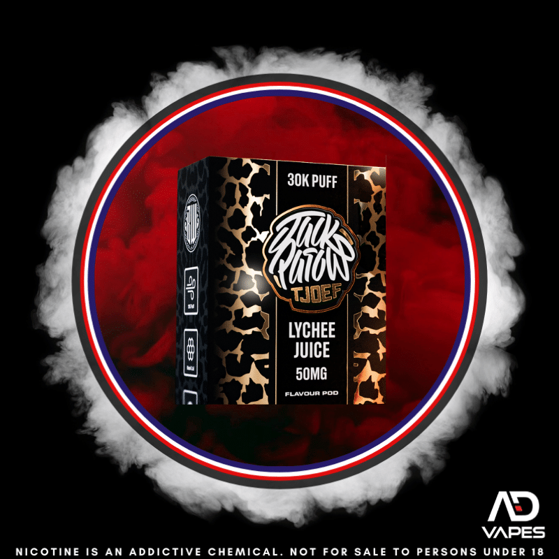 Bewolk x Jack Parow Tjoef Pod - 30K 50mg Lychee Juice No Battery