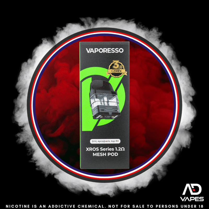 Vaporesso xros replacement pod 1. 2 mesh 4 pack