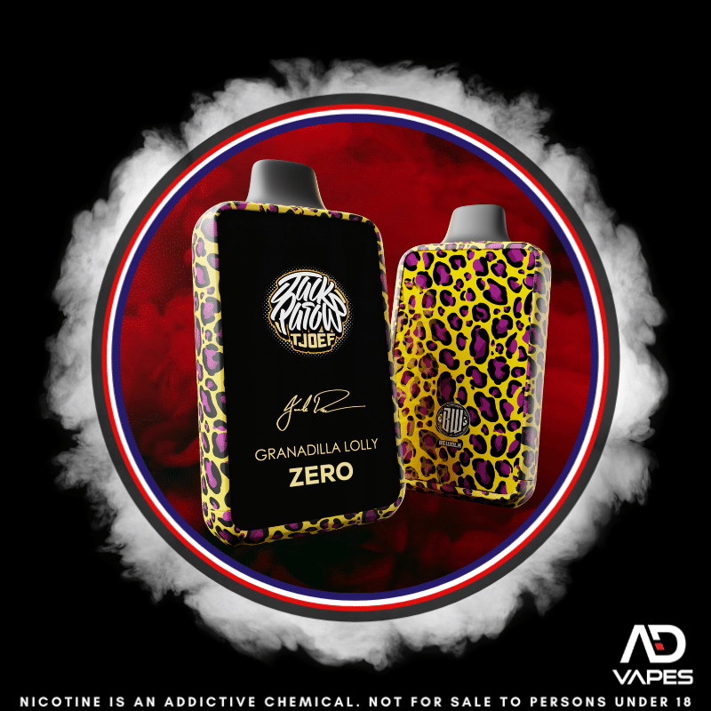 Bewolk x Jack Parow Tjoef 10k Granadilla Lolly 0mg Zero Nic