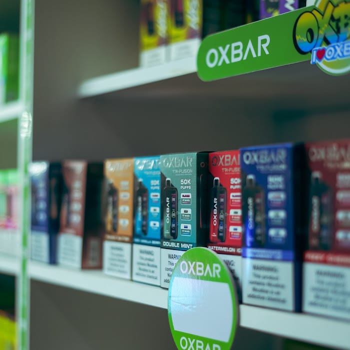 Oxbar display wall at the advapes fc26 tournament