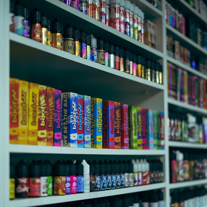 Advapes e-liquid wall on fc26 tournament day